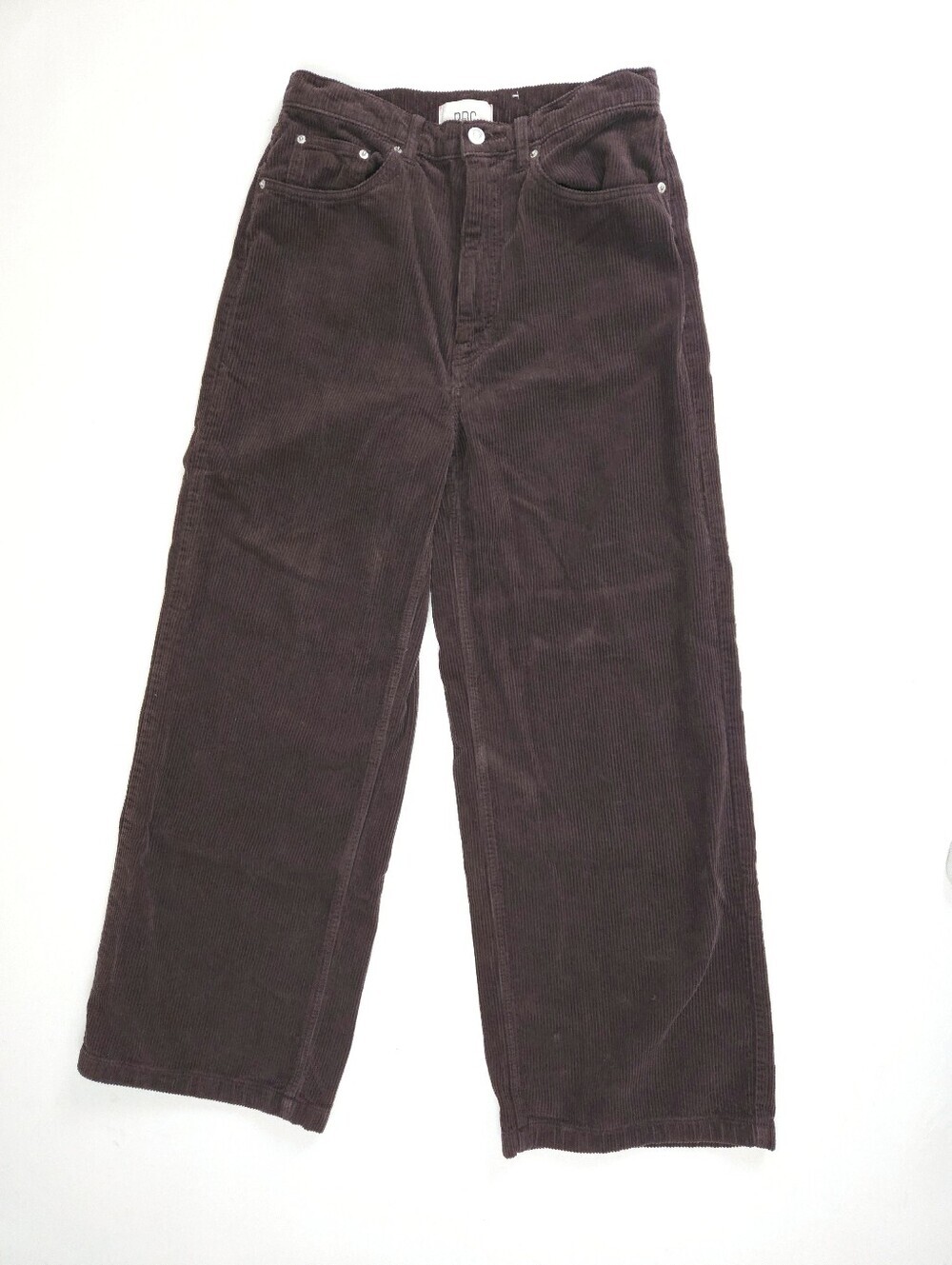 BDG High Wide Corduroy Pants Brown High Rise Wide Leg Womens 30 Urban Outfitters